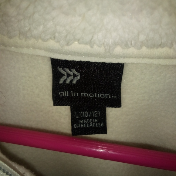 Girls Sherpa Zip Up Hoodie - Picture 5 of 5